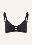 Stroje kąpielowe - Seafolly Góra Od Bikini Bralette Collective schwarz - miniaturka - grafika 1