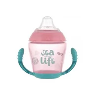 Kubki dla dzieci - Canpol babies Babies, Sea Life, Kubek niekapek, silikonowy, Różowy, 230 ml - miniaturka - grafika 1