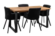 Stoły z krzesłami - Stół LOFT z krzesłami do salonu Y061 - miniaturka - grafika 1