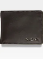 Portfele - Pierre Cardin, Portfel skórzany męski, brązowy, ochrona RFID - miniaturka - grafika 1