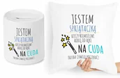Skarbonki - DLA SPRZĄTACZKI ZESTAW PODUSZKA + SKARBONKA z Nadrukiem ze Zdjęciem - miniaturka - grafika 1