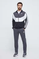 Dresy męskie - adidas dres męski kolor szary - miniaturka - grafika 1