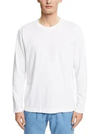 Koszulki męskie - ESPRIT Collection T-shirt męski, 100 / biały, S - miniaturka - grafika 1