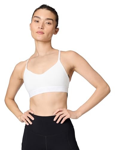 Nike Damski biustonosz sportowy Dri-Fit Indy Light Support Bra, White/Stone Mauve, FD1062-100, 2XL