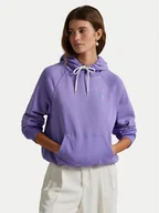 Bluzy damskie - Polo Ralph Lauren Bluza 211971691005 Fioletowy Relaxed Fit - miniaturka - grafika 1