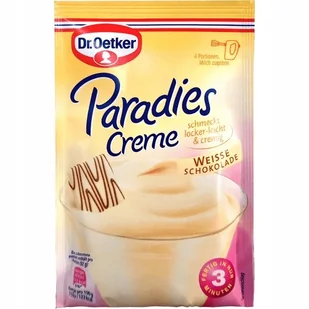 Dr. Oetker Paradies Creme WEISSE SCHOKOLADE Z DE - Desery dla dzieci - miniaturka - grafika 1