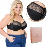 Biustonosze - Biustonosz Gaia 874 Samira Maxi, Czarny, 75K - miniaturka - grafika 1