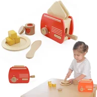 Zabawy w naśladowanie dorosłych - MASTERKIDZ Drewniany Toster - miniaturka - grafika 1