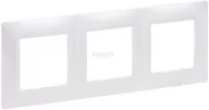 Klawisze i ramki - Legrand Ramka potrójna Niloe Selection 762063 perła - miniaturka - grafika 1