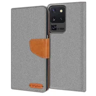Etui i futerały do telefonów - Etui na telefon komórkowy Samsung Galaxy S20 Ultra Wallet Flip Case Protective Cover - miniaturka - grafika 1