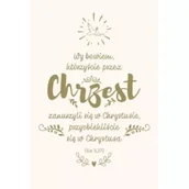 Albumy fotograficzne - NT z infografikami B5 srebrne tł. Chrzest - miniaturka - grafika 1