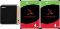 Serwery plików NAS i macierze dyskowe - Serwer plików Qnap TS-464-8G + 2x Seagate IronWolf 4TB ST4000VN006 - miniaturka - grafika 1