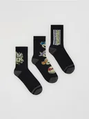 Skarpetki dla dzieci - Reserved - Skarpetki Teenage Mutant Ninja Turtles 3 pack - czarny - miniaturka - grafika 1