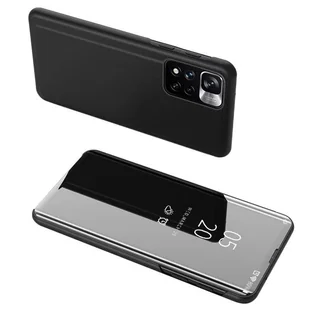 Clear View Case etui Realme C33 pokrowiec z klapką czarne - Etui i futerały do telefonów - miniaturka - grafika 1
