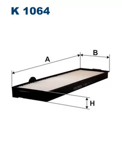 FILTRON Filtr kabinowy K1064 - Filtry kabinowe - miniaturka - grafika 1
