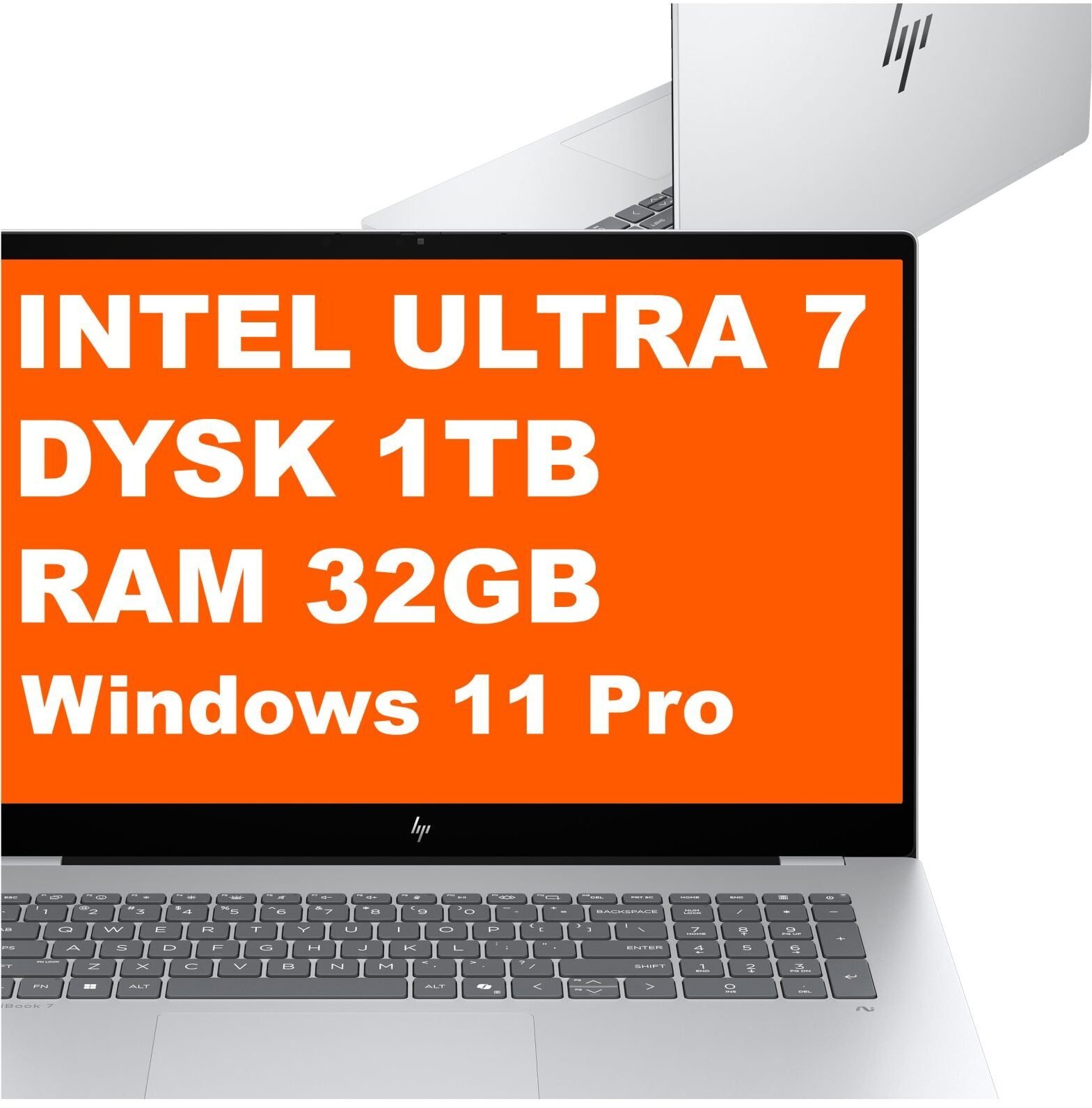 HP OmniBook 7 NGAI 17-dc0001na / BG3H1EA / Ultra 7 / 32GB / 1TB / RTX 4050 / FullHD / Win 11 Pro / Srebrny BG3H1EA_32GB_1000SSD_W11P