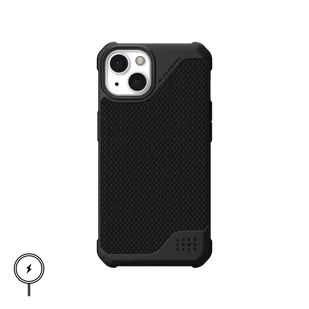 Urban Armor Metropolis LT with MagSafe Etui Pancerne do iPhone 13 (Kevlar Black) 11317O183940 - Etui i futerały do telefonów - miniaturka - grafika 1