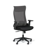 Fotele i krzesła biurowe - Krzesło biurowe HARPER, szare - miniaturka - grafika 1