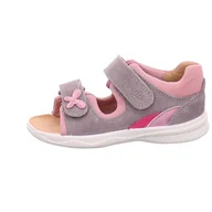 Buty dla dziewczynek - Superfit Sandały dziewczęce Polly, szary różowy 2000, 19 EU Weit - miniaturka - grafika 1
