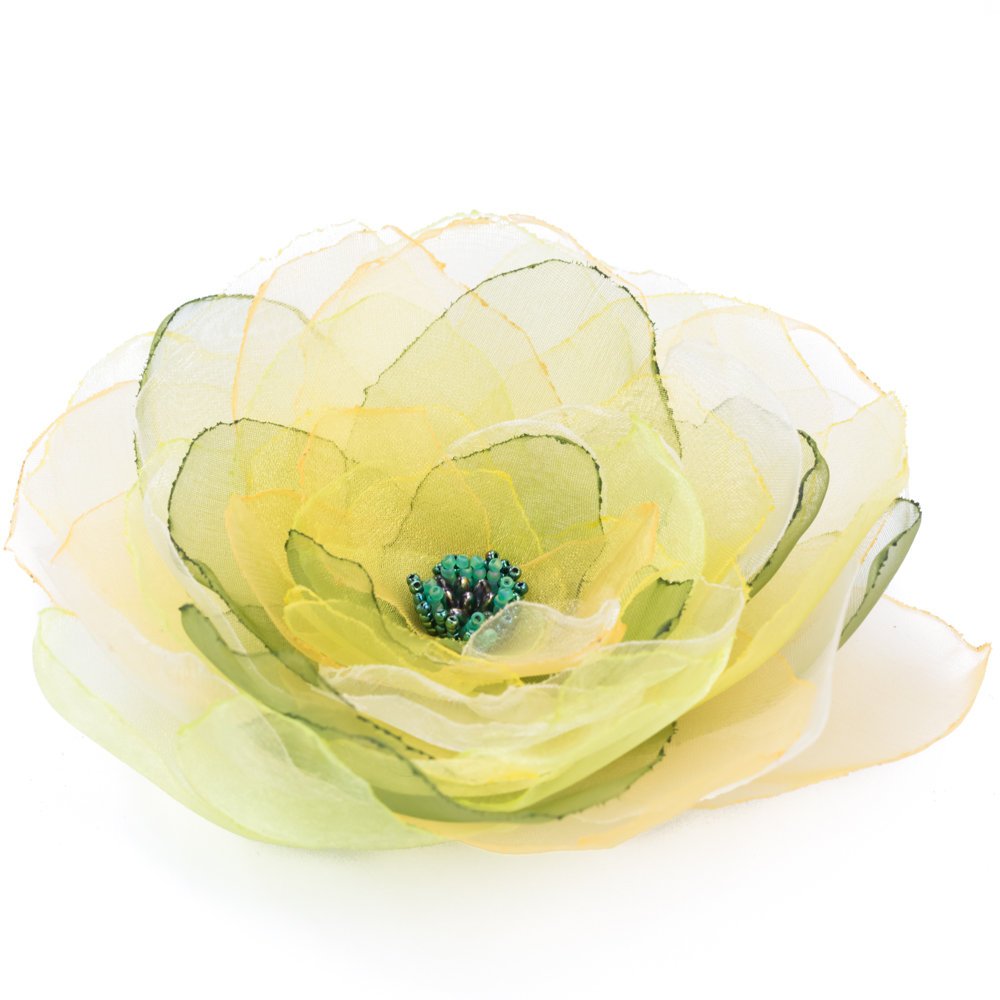 Broszka kwiat 15cm, Pory roku, późne lato v.2 / JG. Projekt