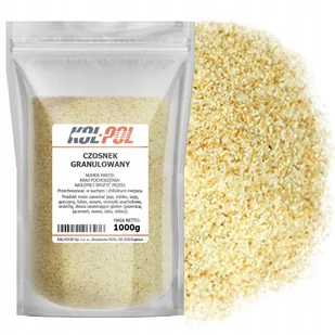 CZOSNEK GRANULOWANY 1kg Suszony naturalny aromatyczna przyprawa Kol-Pol - Przyprawy i zioła sypkie - miniaturka - grafika 1