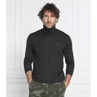Swetry męskie - Aeronautica Militare Golf | Slim Fit | z dodatkiem wełny - miniaturka - grafika 1