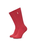 Skarpetki damskie - Polo Ralph Lauren Skarpety wysokie damskie 449915908035 Różowy - miniaturka - grafika 1