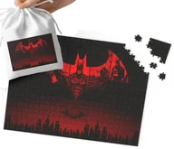Puzzle - PUZZLE - BATMAN JOKER WZORY Z FILMÓW I GIER 120el + WORECZEK - miniaturka - grafika 1