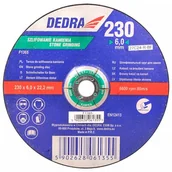 Tarcze do pił - Dedra Tarcza do szlifowania kamienia F1365 230 x 6.0 x 22.2 wypukła - miniaturka - grafika 1