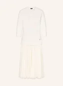 Sukienki - Joop! Sukienka Taren Z Mieszanki Materiałów weiss - miniaturka - grafika 1