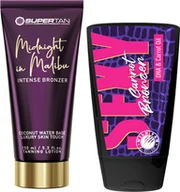 Balsamy i kremy do opalania - Supertan Midnight in Malibu Mocny Bronzer + Wild Tan Sexy Carrot Gratis - miniaturka - grafika 1