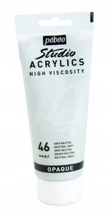 STUDIO ACRYLICS Farba akrylowa PEBEO 100ML NEUTRAL - Farby i media malarskie - miniaturka - grafika 1