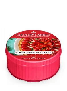 Świece - Country Candle - Strawberry Mint Tart - Daylight (42G) - grafika 1