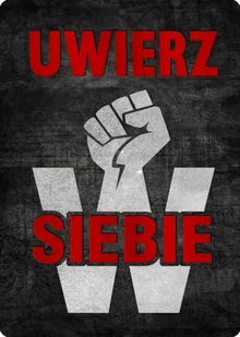 Tabliczka uwierz w siebie - 20x28 cm - Tablice i flipcharty - miniaturka - grafika 1