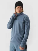 Bielizna sportowa męska - Męska bielizna termoaktywna (góra) 4F 4FWAW24UBRUM080 - niebieska - miniaturka - grafika 1