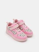 Buty dla dziewczynek - Sinsay - Sneakersy - różowy - miniaturka - grafika 1