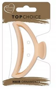 TOP CHOICE Klamra do wlosow L - Kokarda matowa (20223) 1 szt. - mix kolorów - Ozdoby do włosów - miniaturka - grafika 1