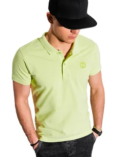 Ombre Koszulka Polo Męska Koszulka Polo Top Koszulka Polo Kołnierzyk Krótki Rękaw Jednokolorowy Casual Sportowy Modny Dla Mężczyzn 100% Bawełna 16 Kolorów S-XXL Lime Green XXL - Koszulki męskie - miniaturka - grafika 1