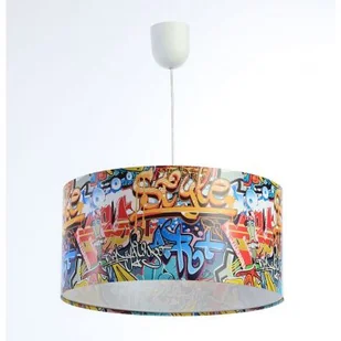 EULUNA Lampa wisząca Graffiti z kolorowym nadrukiem foto - Lampy sufitowe - miniaturka - grafika 6