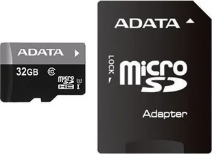 Karta ADATA Premier MicroSDHC 32 GB Class 10 UHS-I/U1 AUSDH32GUICL10-PA1 - Karty pamięci - miniaturka - grafika 1