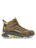 Buty trekkingowe męskie - Merrell Trekkingi Moab Speed 2 Mid GORE-TEX J038339 Brązowy - miniaturka - grafika 1