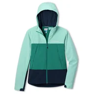 Kurtki i kamizelki sportowe damskie - Damska kurtka softshellowa Columbia Boulder Falls™ Jacket Rozmiar: S / Kolor: niebieski - miniaturka - grafika 1