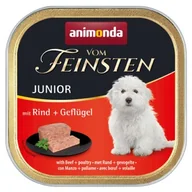 Mokra karma dla psów - animonda Vom Feinsten Junior 22 x 150 g Wołowina i drób - miniaturka - grafika 1