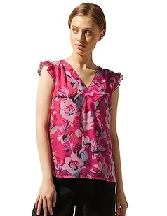 Street One Bluzka damska Floral, jagodowy różowy, 42 - Bluzki damskie - miniaturka - grafika 1