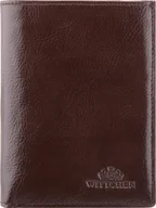 Portfele - Portfel męski ze skóry naturalnej w kolorze jasny brąz - miniaturka - grafika 1