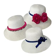 Zabawki kreatywne - Słomkowy kapelusz dla dorosłych DIY - kolor kremowy - miniaturka - grafika 1