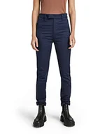 Spodnie damskie - G-STAR RAW Damskie spodnie chinosy Weld High Skinny, Niebieski (Sartho Blue D19141-c105-6067), 25W / 32L - miniaturka - grafika 1