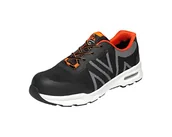 Obuwie robocze - Emma Safety Footwear Buty przemysłowe Boston uniseks, czarne i szare, rozmiar 40 EU, czarny i szary, 40 EU - miniaturka - grafika 1