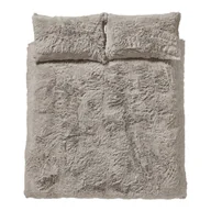 Pościel - Brązowa pościel dwuosobowa z mikropluszu 200x200 cm Cuddly – Catherine Lansfield - miniaturka - grafika 1