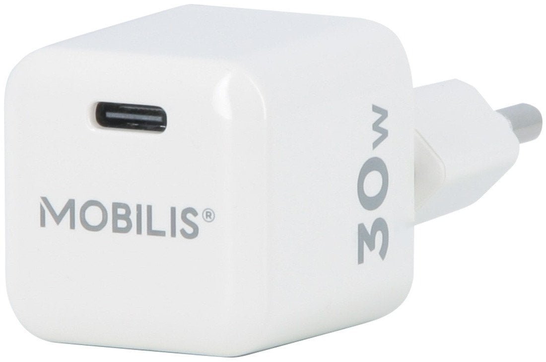 Mobilis 001383 ładowarka do urządzeń przenośnych Uniwersalne Biały Prąd przemienny Szybkie ładowanie Wewnętrzna